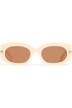 Tom Ford Occhiali Da Sole Quadrati Cielle In Acetato
