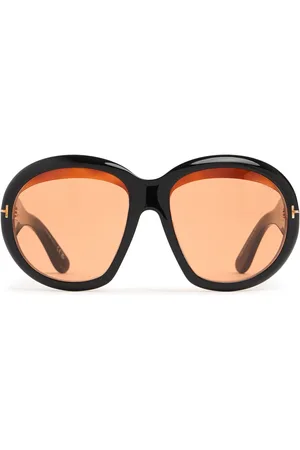 Tom Ford Occhiali Da Sole Tondi Angelica In Acetato