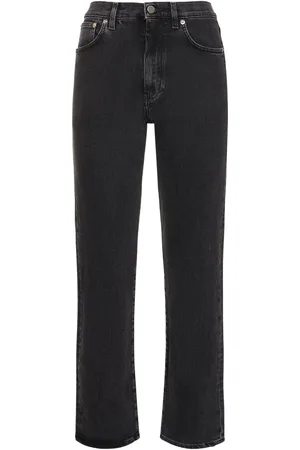 Loulou Studio Jeans Dritti Wular In Cotone Organico