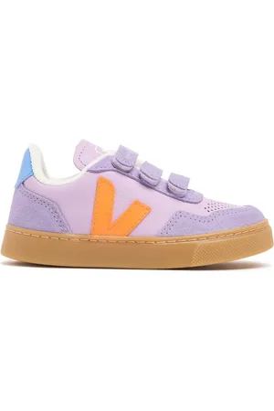 Veja Sneakers Small V-90 In Pelle Con Strap