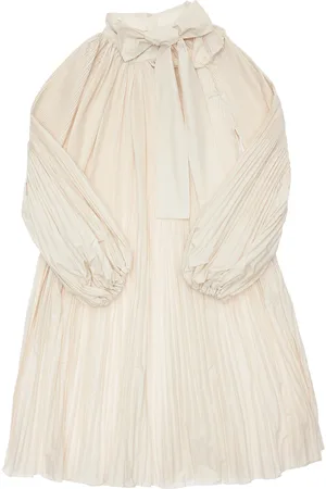 Unlabel Vestito Midi Con Pinces E Fiocco