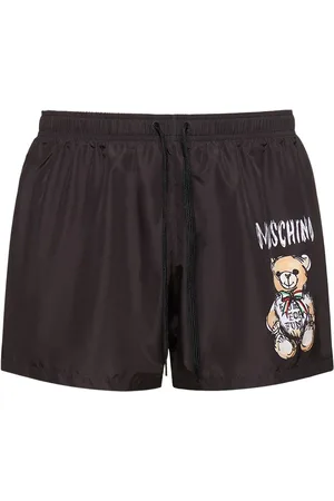 Moschino Shorts Mare In Nylon Stampato