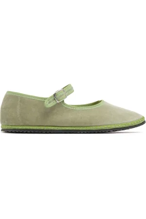 VIBI VENEZIA Scarpe Mary Jane Salvia In Velluto 10mm