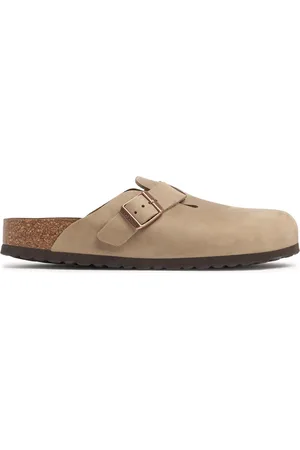 Birkenstock Mules In Pelle Oliata Boston