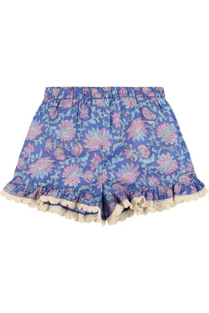Louise Misha Shorts In Gauze Di Cotone Stampato