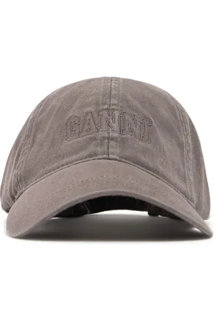 Ganni Cappello Baseball In Cotone
