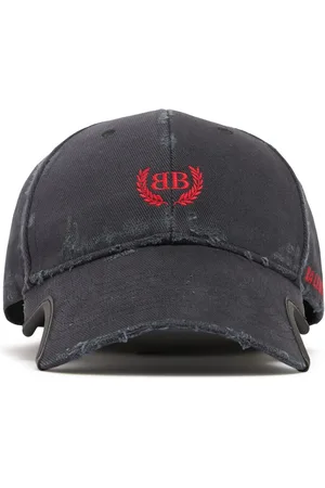 Balenciaga Cappello Baseball In Drill Di Cotone Con Logo