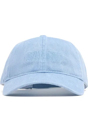 Ganni Cappello Baseball In Denim