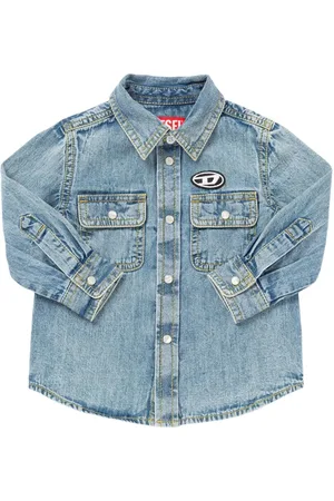 Diesel Camicia In Denim Di Cotone