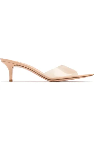 Gianvito Rossi Mules Elle In Plexi 55mm