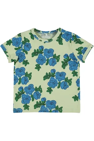 Mini Rodini T-shirt In Jersey Di Misto Cotone Con Stampa