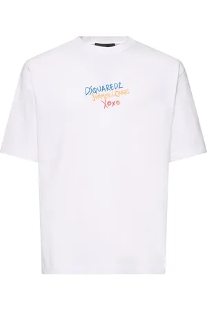 Dsquared2 T-shirt Loose Fit In Cotone