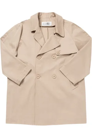 Maison Margiela Cappotto In Gabardina Di Cotone