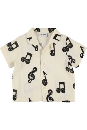 Mini Rodini Camicia In Mussola Di Cotone Stampata