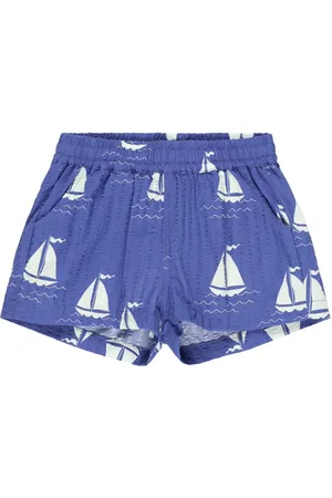 Mini Rodini Shorts In Felpa Di Cotone Stampato