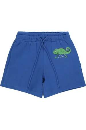 Mini Rodini Shorts In Felpa Di Cotone Con Stampa