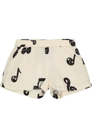 Mini Rodini Shorts In Mussola Di Cotone Stampato