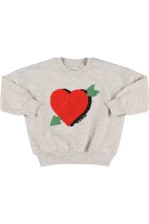 Mini Rodini Felpa In Cotone Con Ricami