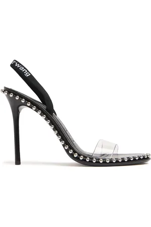 Alexander Wang Sandali Nova In Pvc Con Logo 105mm