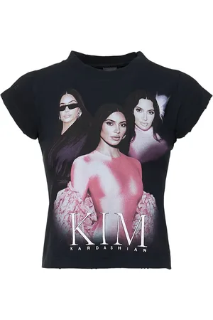Balenciaga T-shirt Kim K In Misto Cotone