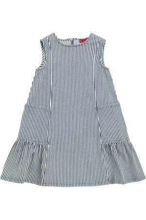 Max&Co. Vestito In Denim Di Misto Cotone Con Stampa