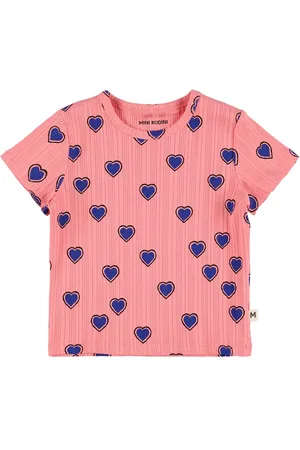 Mini Rodini T-shirt In Jersey Di Misto Cotone Con Stampa