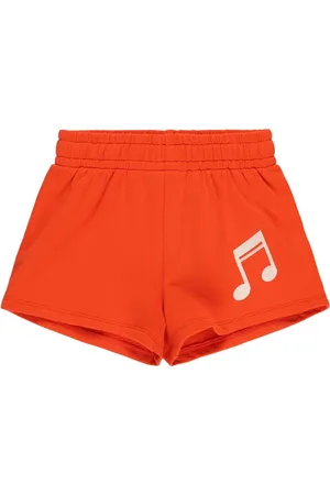 Mini Rodini Shorts In Felpa Di Cotone Con Ricami