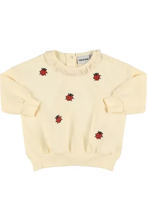 Mini Rodini Felpa In Cotone Con Ricami