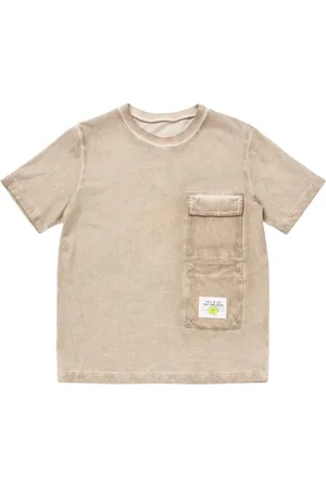Maison Margiela T-shirt In Jersey Di Cotone / Tasche