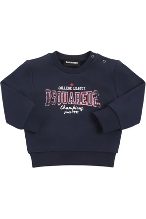 Dsquared2 Felpa In Cotone Stampato
