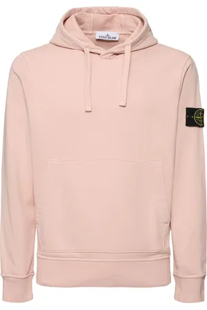 Stone Island Felpa In Cotone Con Cappuccio