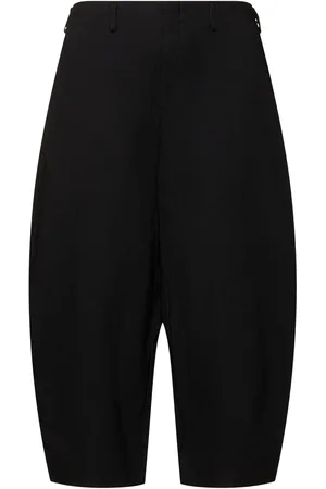 Comme des Garçons Pantaloni In Gabardina Tinta In Capo