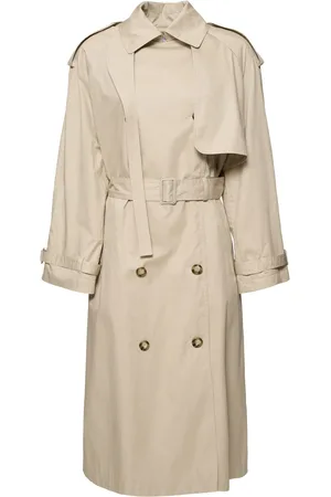 Stella McCartney Trench Oversize In Cotone Leggero