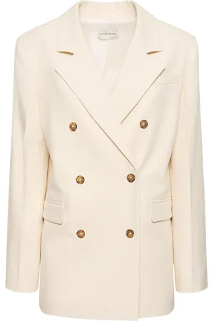 Loulou Studio Blazer Gorak In Misto Cotone Stretch
