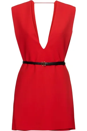 Sportmax Vestito Agrume1234 In Cady Di Misto Viscosa
