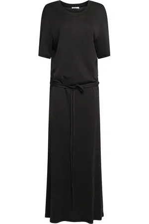 LEMAIRE Vestito In Jersey A Costine Con Cintura