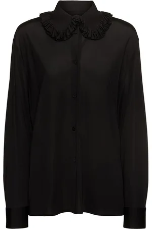 Jil Sander Camicia In Viscosa Lucida