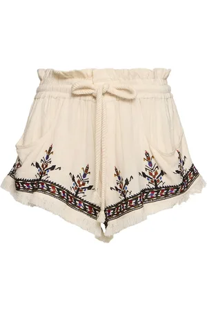 Marant Etoile Shorts Kriss In Viscosa Ricamata