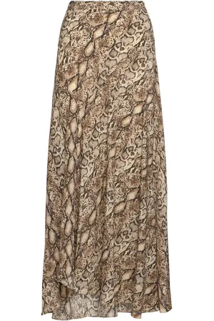 Isabel Marant Gonna Midi Sakura In Seta Stampata Stretch