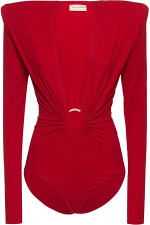 ALEXANDRE VAUTHIER Body In Jersey Con Scollo A V E Anello