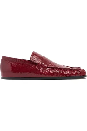 Jil Sander Mocassini In Pelle 10mm