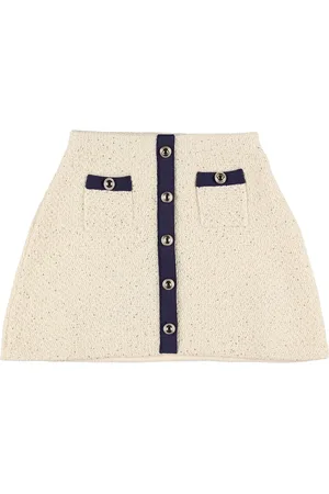 Self-Portrait Sequined Knit Skirt