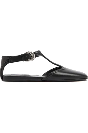 Jil Sander Scarpe Basse Mary Jane In Pelle