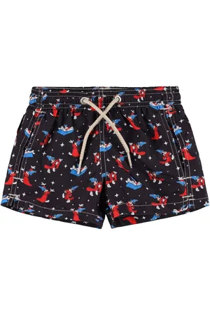 MC2 SAINT BARTH Shorts Mare Mickey In Nylon Stampato