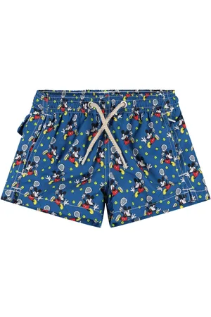 MC2 SAINT BARTH Shorts Mare Mickey In Nylon Stampato