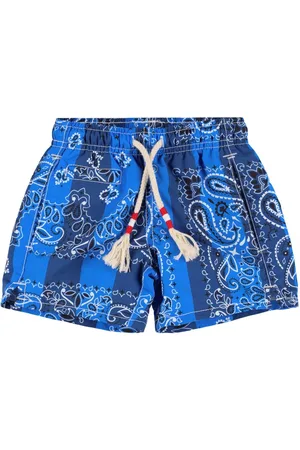 MC2 SAINT BARTH Shorts Mare Bandana In Nylon Stampato