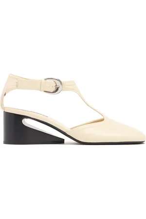 Jil Sander Décolleté Mary Jane In Pelle 55mm