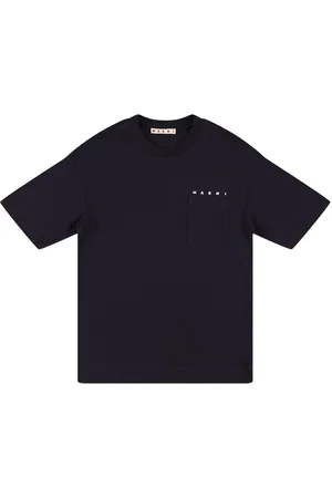 Marni T-shirt In Jersey Di Cotone Stampato