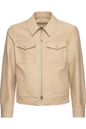 Tom Ford Giacca In Raso Di Cotone Pettinato