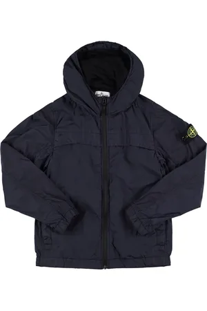 Stone Island Giacca A Vento In Nylon Con Cappuccio